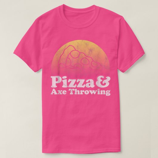 T-shirt Pizza et Ae Throwing (Design devant)