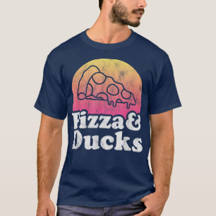 T-shirt Pizza et canards ou canard 
