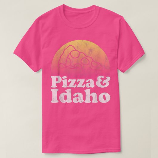 T-shirt Pizza et Idaho (Design devant)