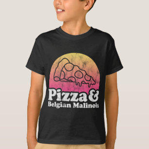T-shirt Pizza et Malinois belge