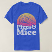 T-shirt Pizza et souris ou souris  (Design devant)
