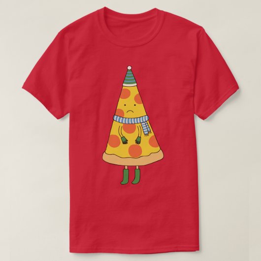 T-shirt Pizza froide (Design devant)