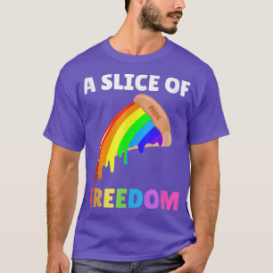 T-shirt Pizza Gay pride Arc-En-Ciel Drôle 294