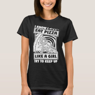 T-shirt Pizza Girl Italienne Nourriture Pizzeria Pizza