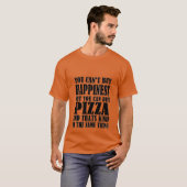 T-shirt pizza=happiness (Devant entier)
