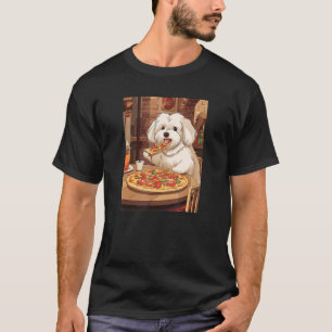 T-shirt Pizza Havanaise Drôle Chien Nourriture