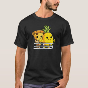 T-shirt Pizza Hawaii Ananas Et Pizza À La Voile Du Navire