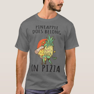 T-shirt Pizza Hawaii Pineapple Pizza Food 695 