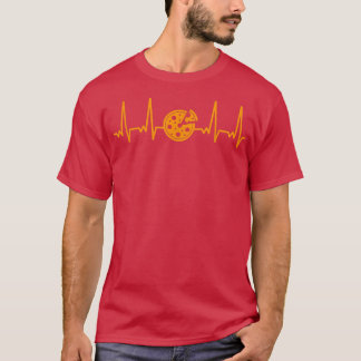 T-shirt Pizza Heartbeat Designdrôle Pizza 16703294
