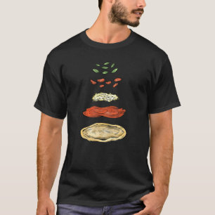 T-shirt Pizza Ingrédients Pizza Instructions de cuisson Pi