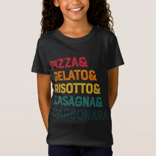 T-Shirt Pizza Italienne Iconique Nourriture Italie Célèbre