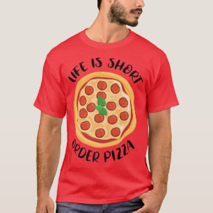 T-shirt Pizza Italienne Pizza Lover De La Vie