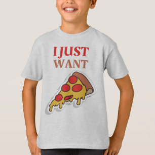 T-shirt Pizza Kids' Hanes TAGLESS®