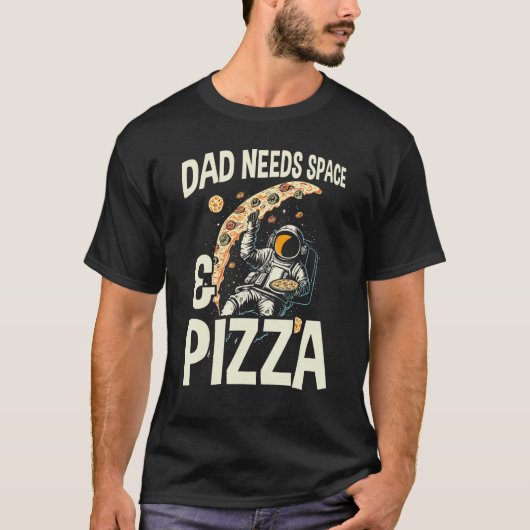 T-shirt Pizza King Père Pizza Manger Aliment Papa Pères (Devant)