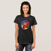 T-shirt Pizza Lion Manger Pizza Cool Pizza (Devant entier)