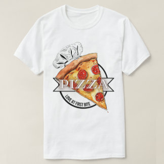 T-shirt Pizza - Love At First Bite