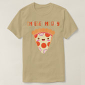 T-shirt Pizza Lover Cheese The Day Funny Pepperoni Slice D (Design devant)