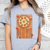 T-shirt Pizza Lover, Drôle Tee Pizza, Pizza Retro