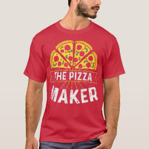 T-shirt Pizza Maker, Drôle Fast Food Lover Fromage Crus