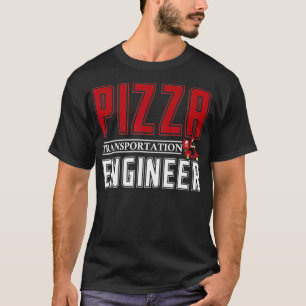 T-shirt Pizza mécanicien de transport livraison de pizza f