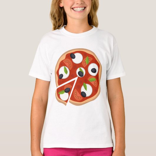T-shirt Pizza Mozzarella (Devant)