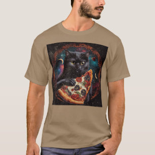 T-shirt Pizza noire