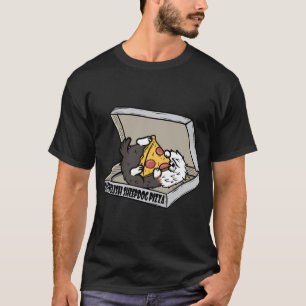 T-shirt Pizza Old English Sheepdog Chien