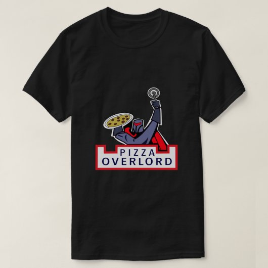T-shirt Pizza Overlord père américain   (Design devant)