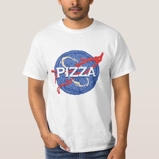 T-SHIRT PIZZA PARODY MOTIF (Devant)