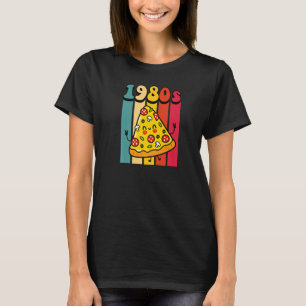 T-shirt Pizza Party 1980 Retro Vintage Dans Les Années 80