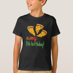 T-shirt Pizza Party, invitée d'anniversaire