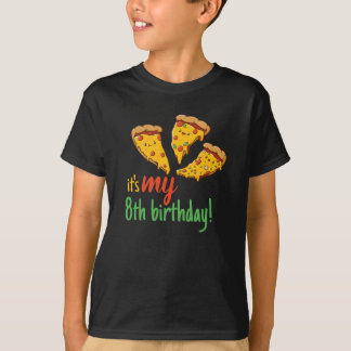 T-shirt Pizza Party, invitée d'anniversaire