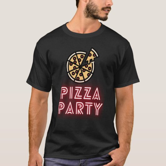 T-shirt Pizza Party The Ultimate Pizza Inspiré (Devant)
