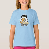 T-shirt Pizza Penguin (Devant)