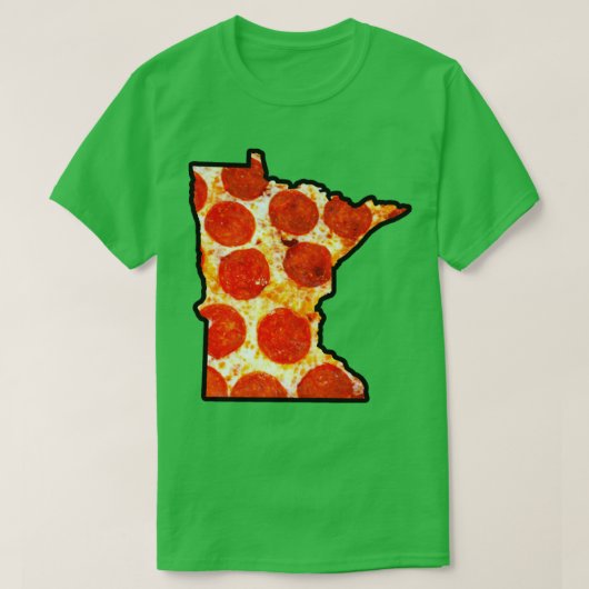 T-shirt Pizza Pepperoni du Minnesota (Design devant)