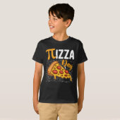 T-shirt Pizza Pi Day Mathématiques Amateurs (Devant entier)