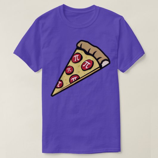 T-shirt Pizza Pi Funny Pizza Pie Avec Pi Toppings Math4249 (Design devant)
