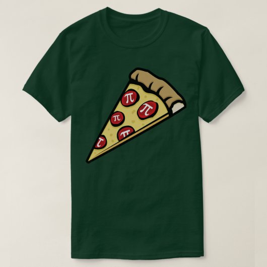 T-shirt Pizza Pi Funny Pizza Pie Avec Pi Toppings Math 224 (Design devant)
