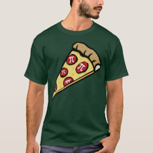 T-shirt Pizza Pi Funny Pizza Pie Avec Pi Toppings Math 224