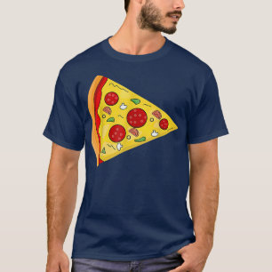 T-shirt Pizza Pie & Slice Papa Et Son Correspondant Pizza 