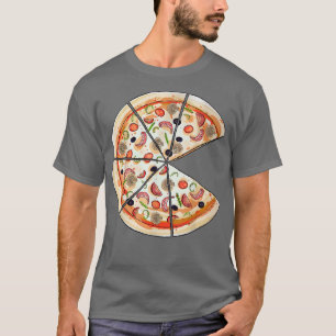 T-shirt Pizza Pie & Slice Papa Et Son Correspondant Pizza