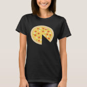 T-shirt Pizza Piece Slice Missing Père Son mignon (Devant)