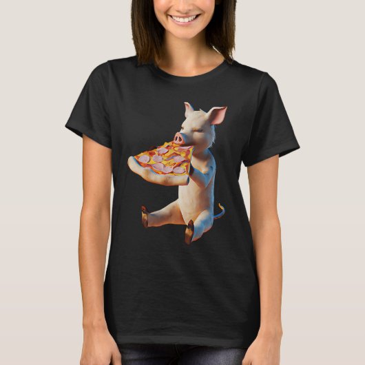 T-shirt Pizza Pig (Devant)