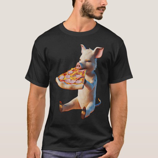 T-shirt Pizza Pig (Devant)