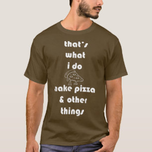 T-shirt Pizza Pizza Pizzeria Pizza Four en Pierre P