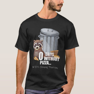 T-shirt Pizza Pizza Raccoon Jour Pizza
