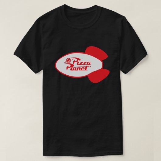 T-shirt Pizza Planet Rocket Logo .png (Design devant)
