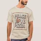 T-shirt PIZZA POUR LA PAIX (Devant)