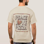 T-shirt PIZZA POUR LA PAIX (Dos)