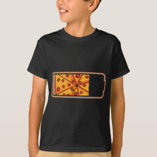T-shirt Pizza Power Slice Batterie Pizzeria Pizzaiolo Ital